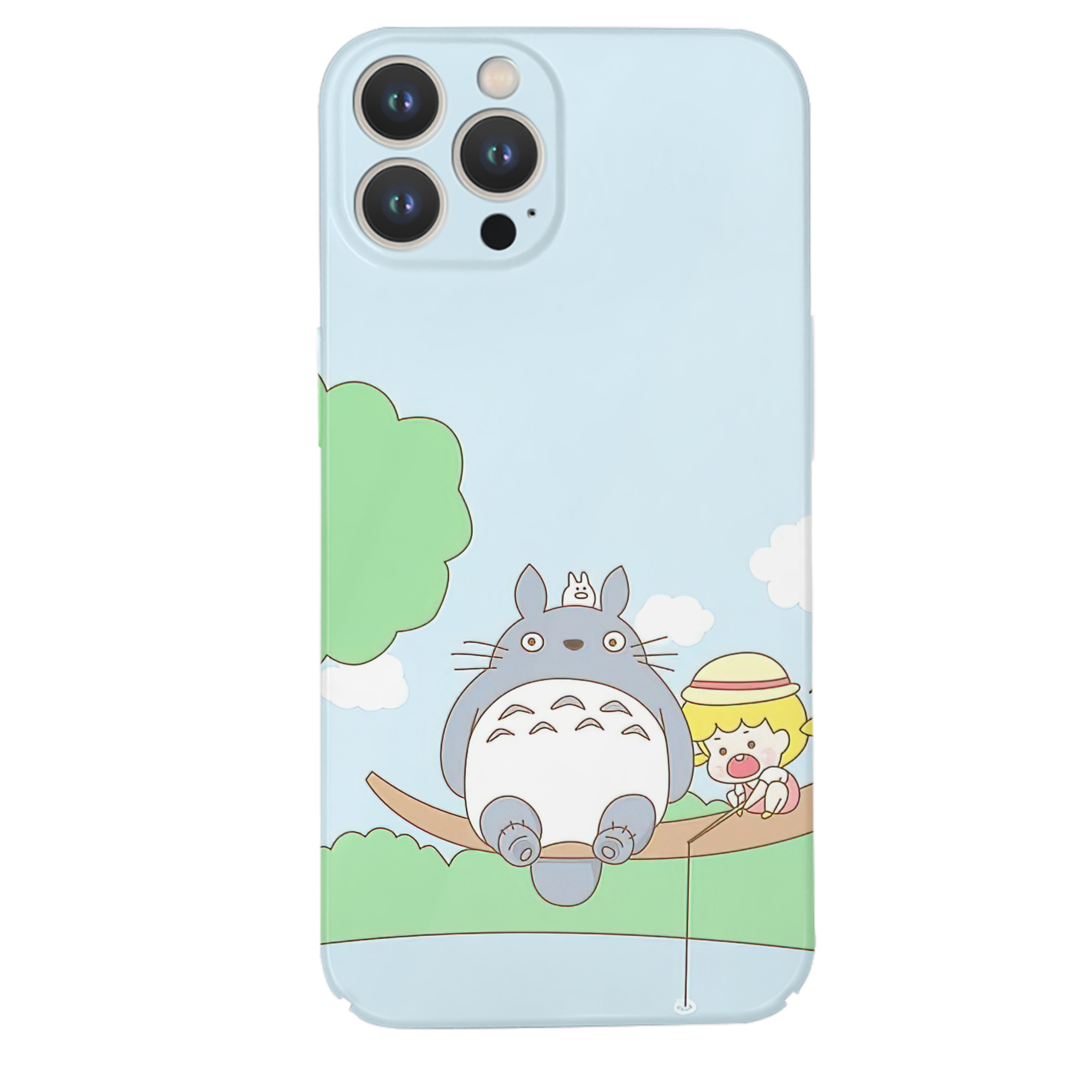 （画像用） となりのトトロ 草壁メイ 草壁サツキ My Neighbor Totoro Satsuki Kusakabe Mei Kusakabe 【iPhone 14シリーズ対応】ハードケース